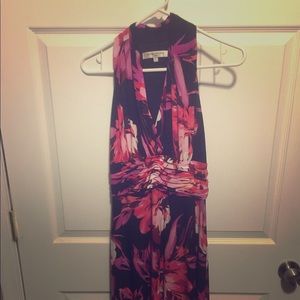 Evan-Picone Halter Floral Dress